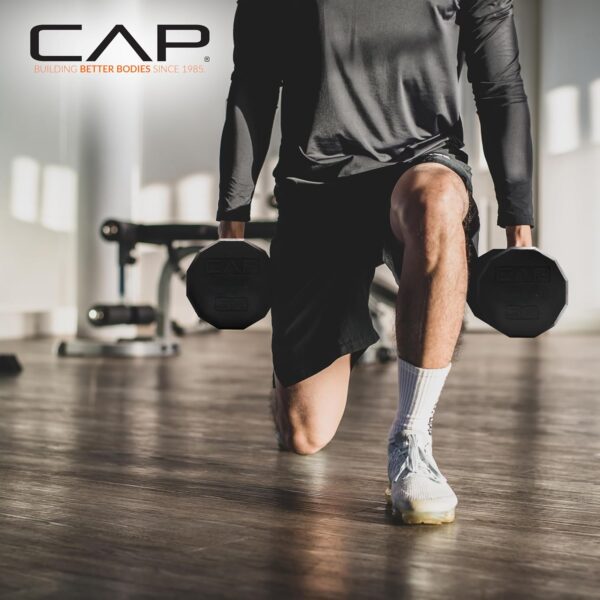 CAP Barbell 12-Sided Coated Dumbbell, 50 LB - Image 5