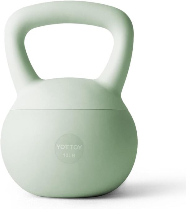 YOTTOY Soft Kettlebell,Kettlebell Anti-Slip Grip Weight for Home Workouts, Kettlebells Set Strength and Safety Guaranteed