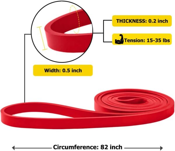 Resistance Band Pull up Band Fitness Exercise Bands Natural Latex for Workout Body Stretch Powerlifting Band Fitness Sport Training at Home/The Gym - Image 2
