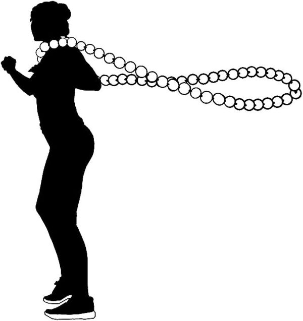 RR ROUND RICH DESIGN Wooden Hula Weighted Exercise Hoop for Fitness (Do Not Copy Patented Products) Natural - Image 4