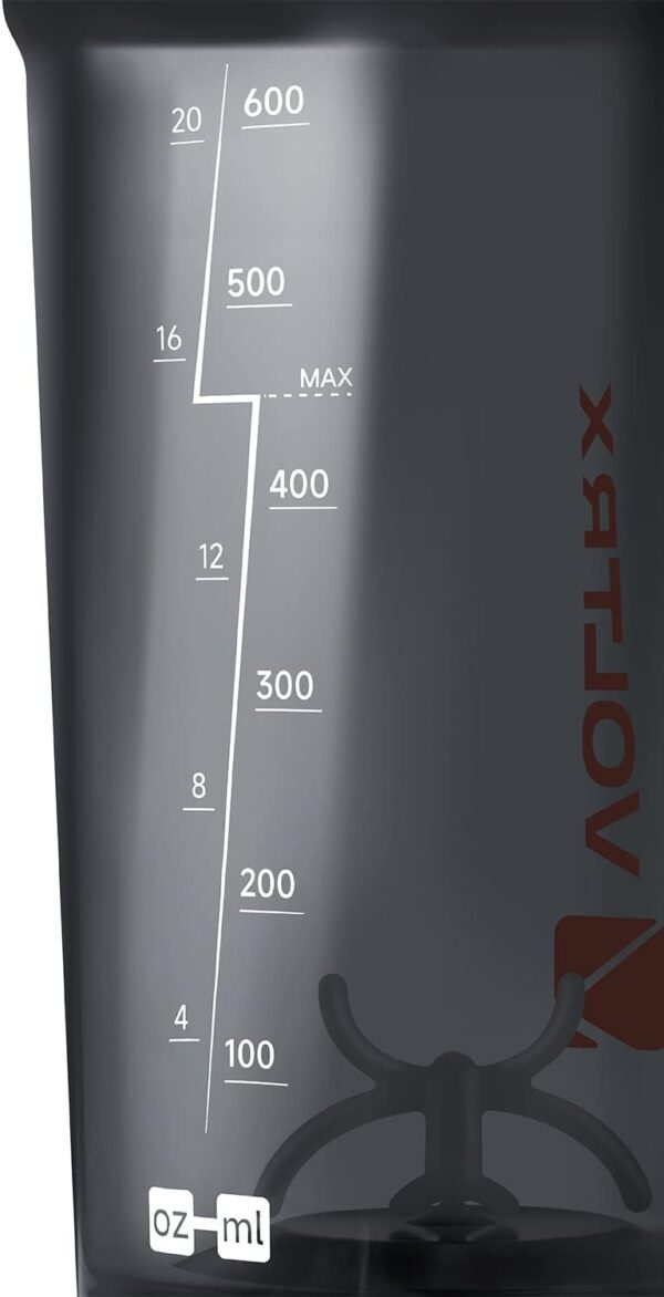 VOLTRX Electric Protein Shaker Bottle - USB Rechargeable Mixer Cup for Shakes and Meal Replacements, BPA-Free Tritan, 24oz - Image 4
