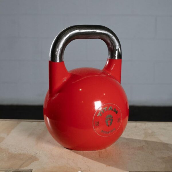 Titan Fitness Competition Kettlebell, Single Piece Casting, KG Markings, Full Body Workout - Image 3