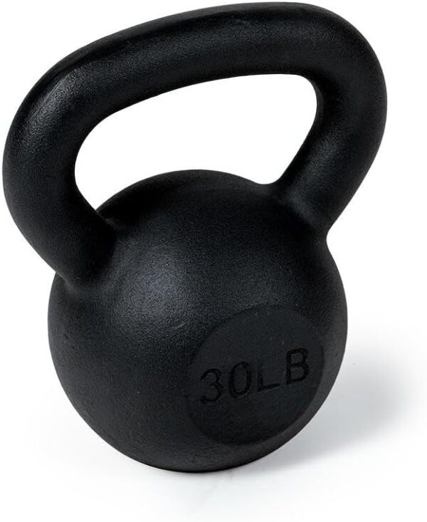 Titan Fitness 30 LB Cast Iron Kettlebell, Single Piece Casting, LB Markings, Full Body Workout - Image 5