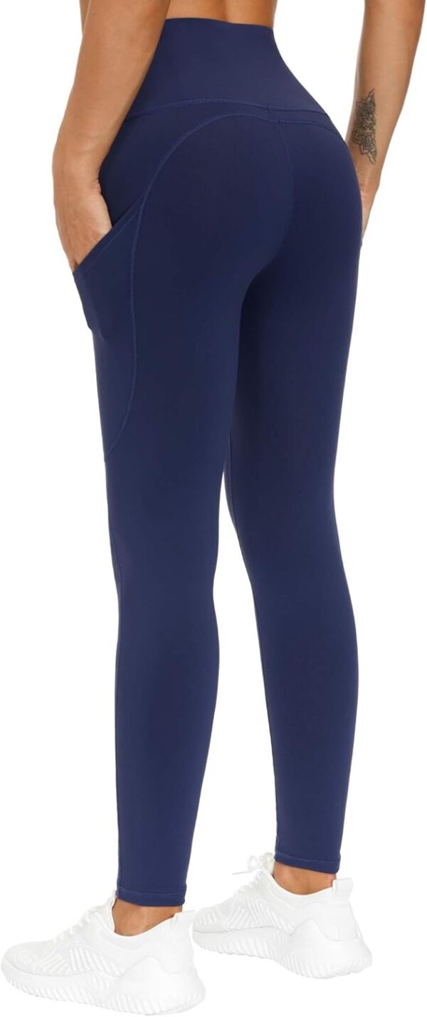 THE GYM PEOPLE Thick High Waist Yoga Pants with Pockets - Image 3