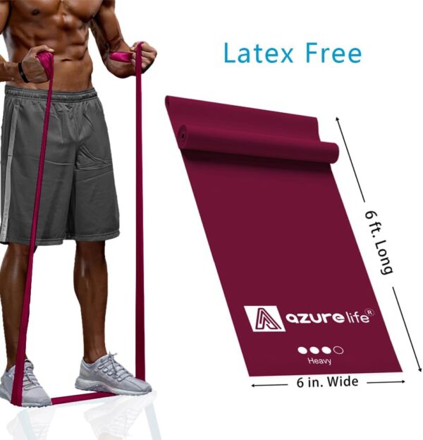 Professional 8 Yards Bulk Resistance Bands Rolls or 5,6,7 ft. Long Non-Latex Elastic Exercise Bands, Stretch Bands for PT, Yoga, Pilates, Rehab, at-Home or The Gym Workouts - Image 2
