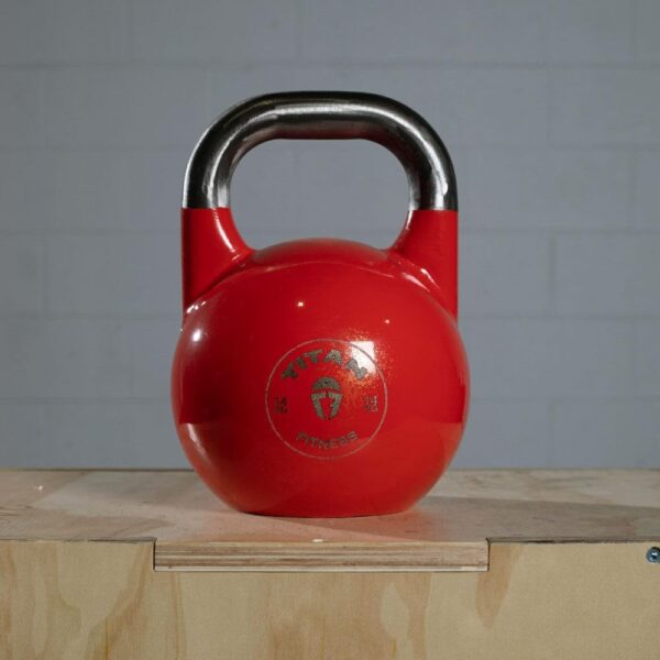 Titan Fitness Competition Kettlebell, Single Piece Casting, KG Markings, Full Body Workout - Image 2