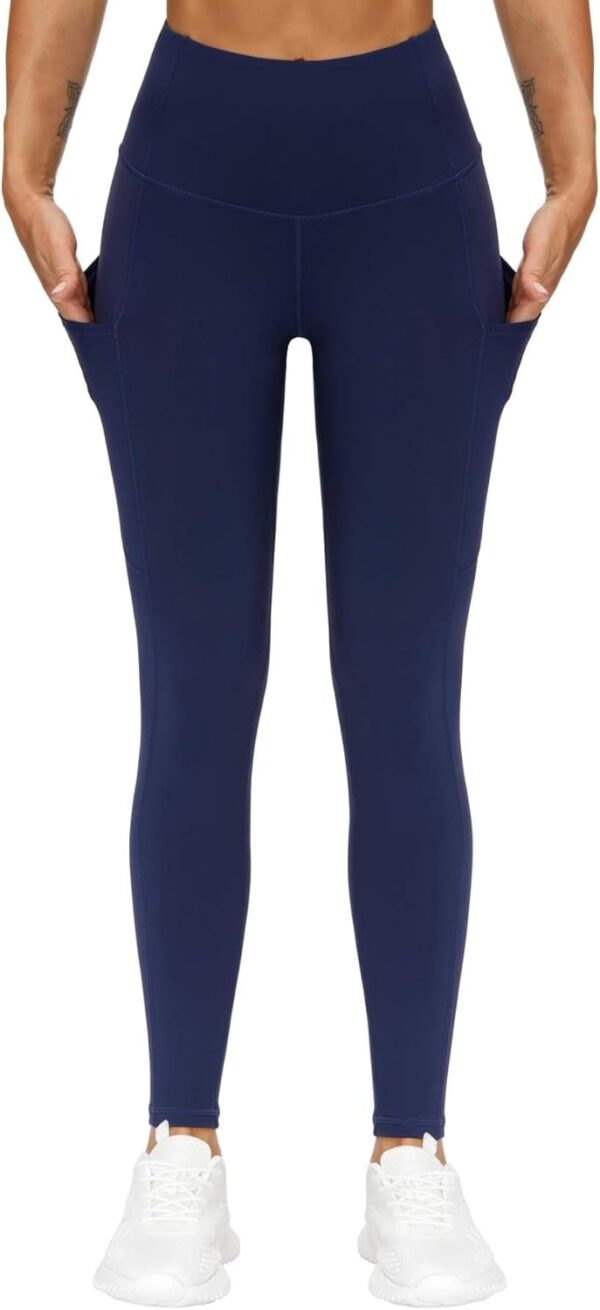 THE GYM PEOPLE Thick High Waist Yoga Pants with Pockets - Image 4