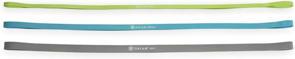 Gaiam Restore Resistance Training Workout Pull Up Bands 3 Pack - Extra-Strong Durable Progressive Resistance Exercise Loop Cords for Assisted Pull Ups and Strength Bands Training - Image 2