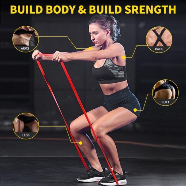 Resistance Band Pull up Band Fitness Exercise Bands Natural Latex for Workout Body Stretch Powerlifting Band Fitness Sport Training at Home/The Gym - Image 5