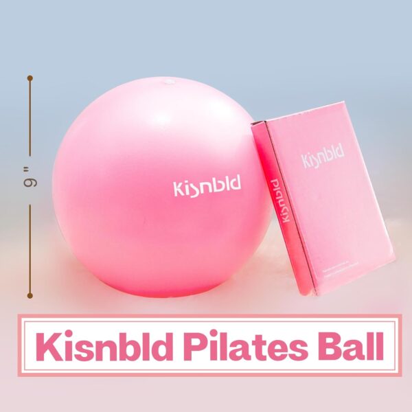Small Exercise Ball, 9 Inch Mini Pilates Ball, Anti Burst and Slip Resistant Mini Yoga Ball for Stability, Fitness, Physical Therapy, Stretching & Core Strength Workout at Home Gym & Office - Image 7