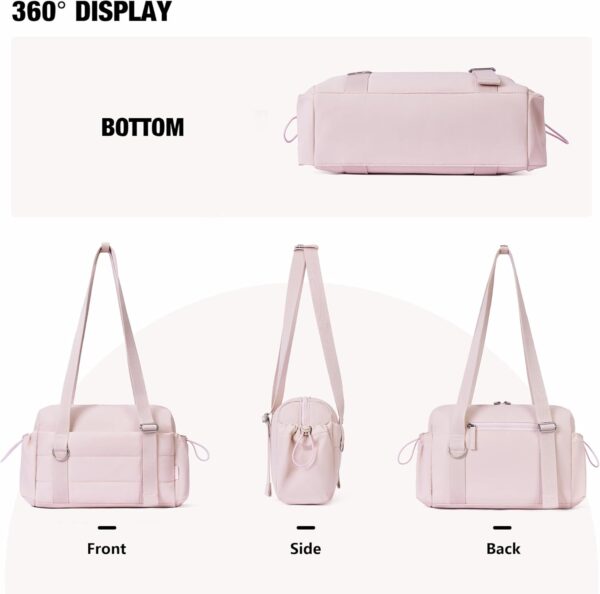 Small Gym Bag for Women 2 Set Mini Gym Duffle Bag with Wet Compartment and Coin Wallet, Gym Tote Bag for Workout/Sport/Travel - Image 7