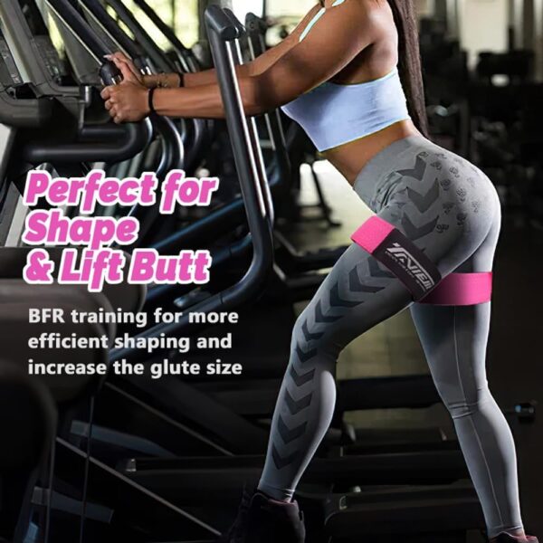 Occlusion Bands for Women Glutes & Hip Building, Blood Flow Restriction Bands BFR Bundle Booty Bands, Best Fabric Resistance Bands for Exercising Your Butt, Squat, Thigh, Fitness - Image 3