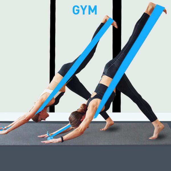 Resistance Bands,Professional Long Non-Latex Elastic Stretch Bands,Exercise Bands for Physical Therapy, Yoga, Pilates, Rehab, at-Home or The Gym Workouts, Strength Training - Image 8