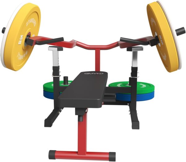 GMWD Chest Press Machine, 1050LBS Bench Press Machine with Independent Converging Arms, Adjustable Flat Incline Bench for Chest, AB Workouts, Shoulder Home Gym Equipment, V1 - Image 9