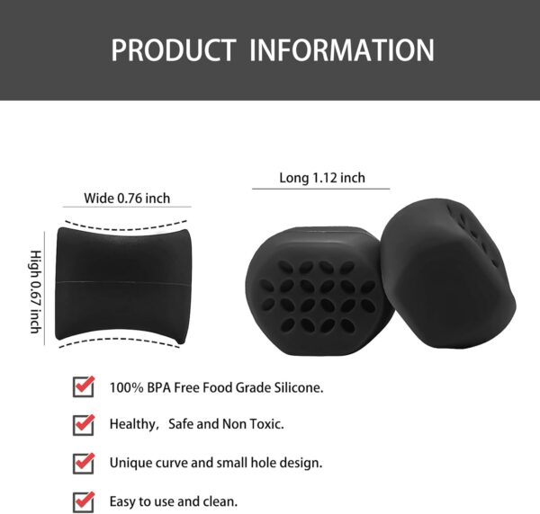Jawline Exerciser for Men & Women, jaw Strengthener, Jawline Shaper Facial Fitness Muscle Trainer, Powerful Jawline Sculptor Exerciser - Image 2