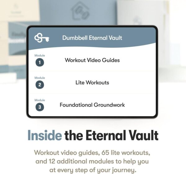 The Dumbbell Home Workout Journal. 13 Week Program. Fitness Planner/Workout Book that Only Requires Dumbbells. Workout Journal for Women & Men. - Image 8