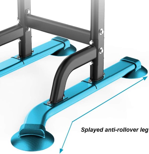 SogesPower Power Tower Dip Station Pull Up Bar for Home Gym Adjustable Height Strength Training Workout Equipment,Pull Up Bar Station - Image 5
