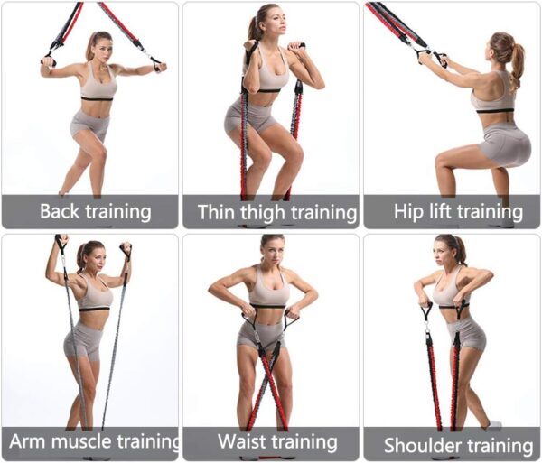 Resistance Band with Handle, Exercise Bands with Handles, Ideal for Strength Training, Muscle Toning, Physical Therapy - Image 7