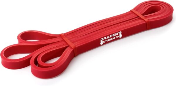 Draper's Strength Heavy Duty Resistance Stretch Loop Bands for Powerlifting Workout Exercise and Assisted Pull Ups