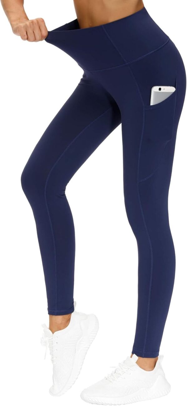 THE GYM PEOPLE Thick High Waist Yoga Pants with Pockets