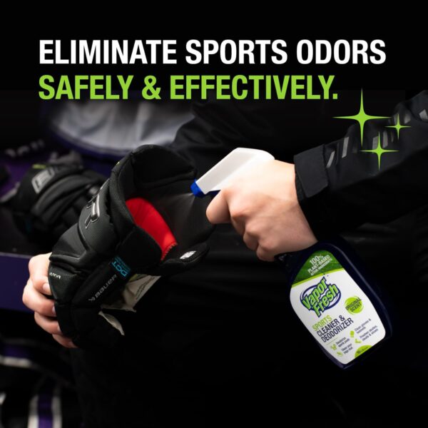 Sports Cleaner and Deodorizer - Sports Gear Odor Eliminator, Boxing Glove Deodorizer, Gym Equipment Spray, Natural and Plant Based, 16 Fl Oz (1-Pack) - Image 3