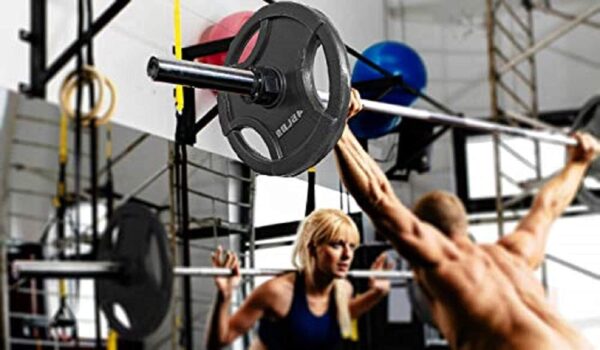 Clout Fitness Olympic Barbell Clamps Collars Quick Release Pair of Locking Weight Clips Fit 2 Inch Barbell for Weightlifting - Image 2