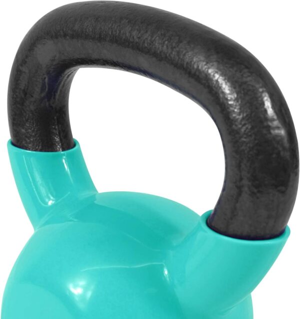 Yes4All Kettlebell Set Vinyl Coated Weights Combo for Full Body Workout Equipment Push up, Grip Strength Training, Dumbbell Weights Exercises - Image 2
