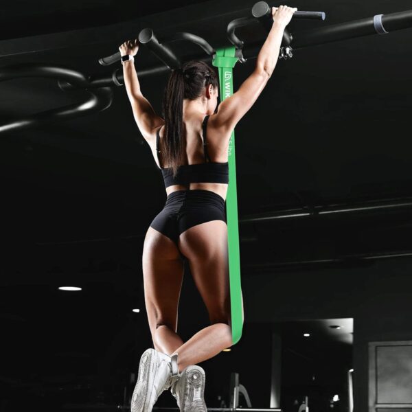 Resistance Bands, Pull Up Bands, Workout Bands for Exercise, Thick Heavy Resistance Band Set with Door Anchor, Elastic Bands for Body Stretching, Crossfit Training at Home/Gym Men & Women Women - Image 5