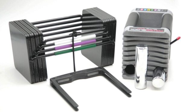 PowerBlock Elite EXP Adjustable Dumbbells, Sold in Pairs, Stage 1, 5-50 lb. Dumbbells, Durable Steel Build, Innovative Workout Equipment, All-in-One Dumbbells, Expandable with Expansion Kits - Image 4