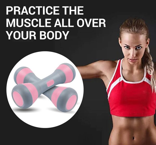 Nice C Adjustable Dumbbells Weights, Neoprene All-in-1 Options, Non-Slip, All-Purpose, Home, Gym, Office - Image 4