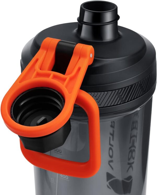 VOLTRX Electric Protein Shaker Bottle - USB Rechargeable Mixer Cup for Shakes and Meal Replacements, BPA-Free Tritan, 24oz - Image 3