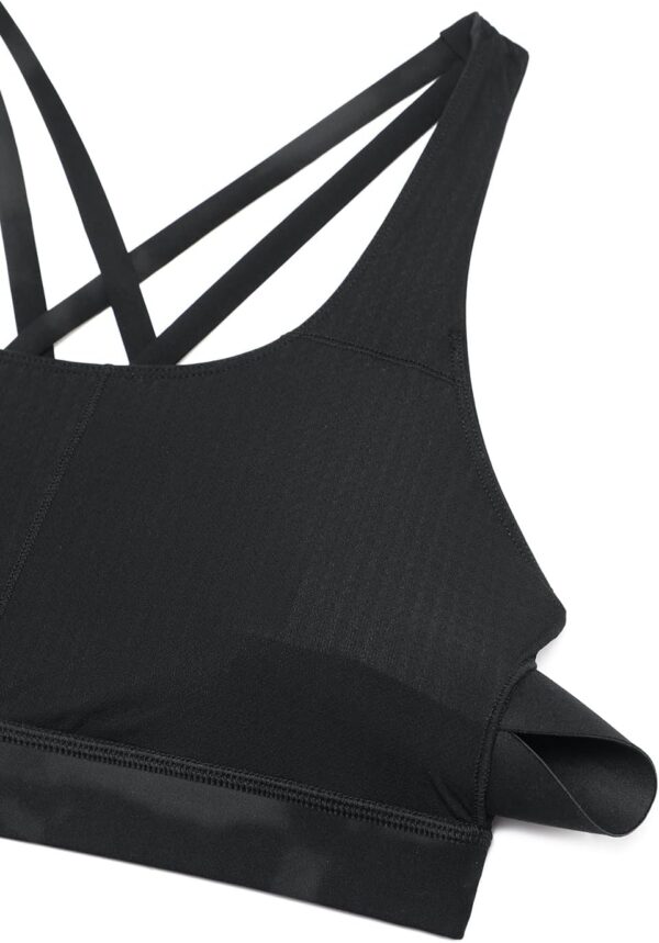 CRZ YOGA Women's Strappy Sports Bras Fitness Workout Padded Yoga Top Criss Cross Back Cami - Image 5