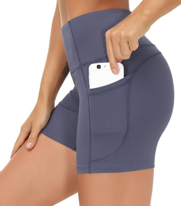 THE GYM PEOPLE High Waist Yoga Shorts for Women's