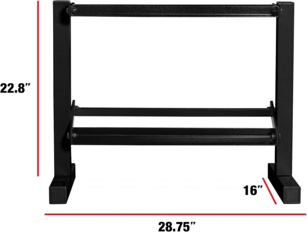CAP Barbell 150 lb Dumbbell Set with 2-Tier Rack | Multiple Options - Image 5