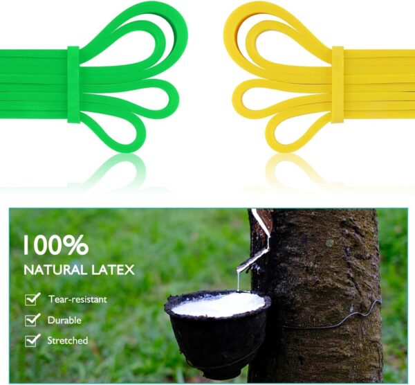 Resistance Band, Pull Up Bands, Pull Up Assistance Bands, Workout Bands, Exercise Bands, Resistance Bands Set with Door Anchor, Working Out, Physical Therapy, Shape Body, Men and Women - Image 9