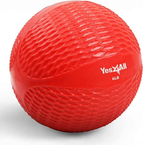 Yes4All Weighted Toning Balls for Exercise, Soft Medicine Balls for Exercise, Pilates, Yoga, Balance, Flexibility, 2-10lbs