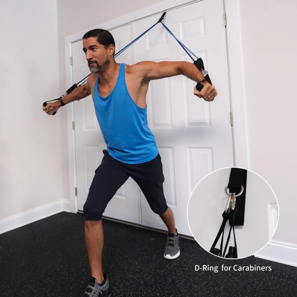 Resistance Bands Set with Separate Outdoor Anchor, KAKICLAY Exercise Bands for Indoor and Ourdoor Use, Versatile Resistance Bands for Men and Women - Image 6