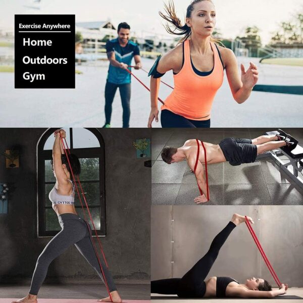 Pull-Up Bands Resistance-Bands Exercise-Bands - Pull up Assistance Bands Workout Bands Resistance for Women Long Resistance Bands Resistance Loop Bands Perfect for Gym Home - Image 4