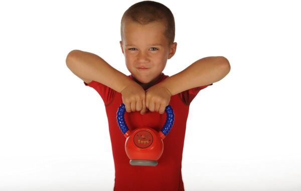 WOD Toys® Kettle Kid Kettlebell Red - Safe, Durable Kettle Bell Weight lifting Toy for Kids Fitness - Kid Gym Workout and Exercise Equipment for Toddlers and Children - Image 7