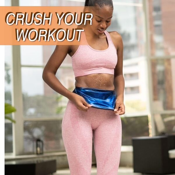 huiming Sauna Suit Waist Trimmer for Women Waist Trainer sweat band for stomach Belt Lower Belly Plus Size - Image 6