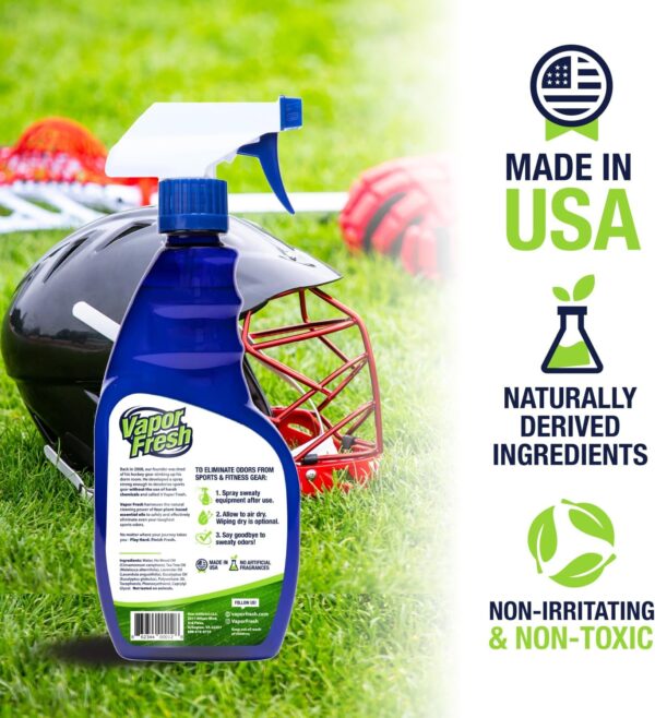 Sports Cleaner and Deodorizer - Sports Gear Odor Eliminator, Boxing Glove Deodorizer, Gym Equipment Spray, Natural and Plant Based, 16 Fl Oz (1-Pack) - Image 2