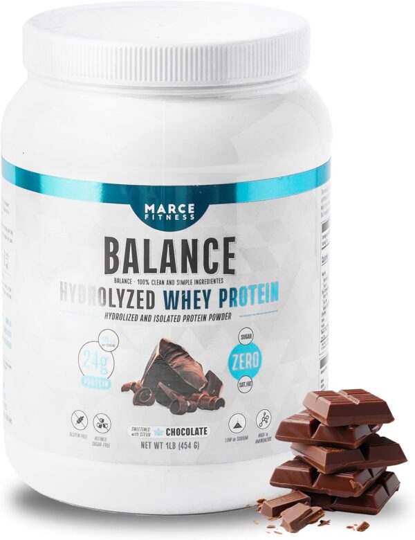 Hydrolyzed Whey Protein byMarceFitness Chocolate Flavor 1 Pound