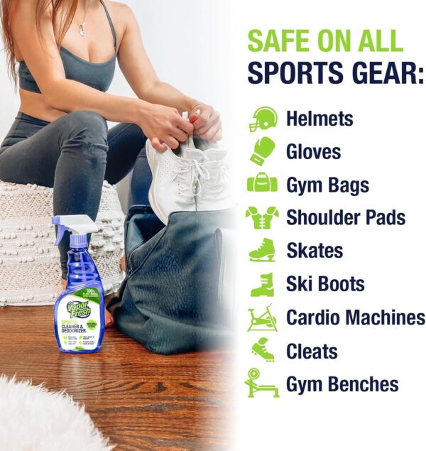 Sports Cleaner and Deodorizer - Sports Gear Odor Eliminator, Boxing Glove Deodorizer, Gym Equipment Spray, Natural and Plant Based, 16 Fl Oz (1-Pack) - Image 5