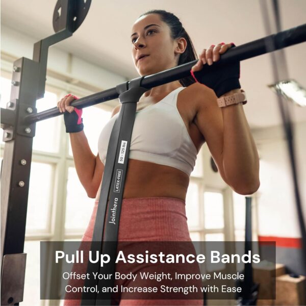 Premium Latex Free Resistance Bands For Working Out | Non Latex Pull Up Assistance Power Bands Set for Men and Women | Exercise Workout Bands for Stretching, Fitness, Gym and Muscle Training - Image 5