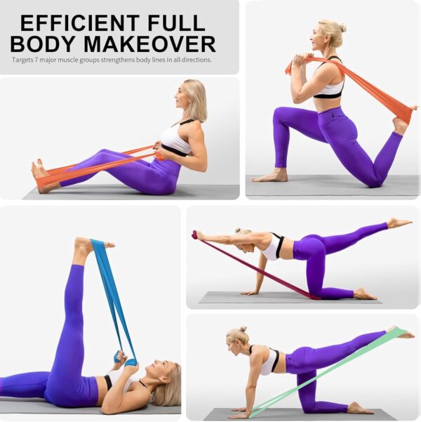Professional 8 Yards Bulk Resistance Bands Rolls or 5,6,7 ft. Long Non-Latex Elastic Exercise Bands, Stretch Bands for PT, Yoga, Pilates, Rehab, at-Home or The Gym Workouts - Image 7