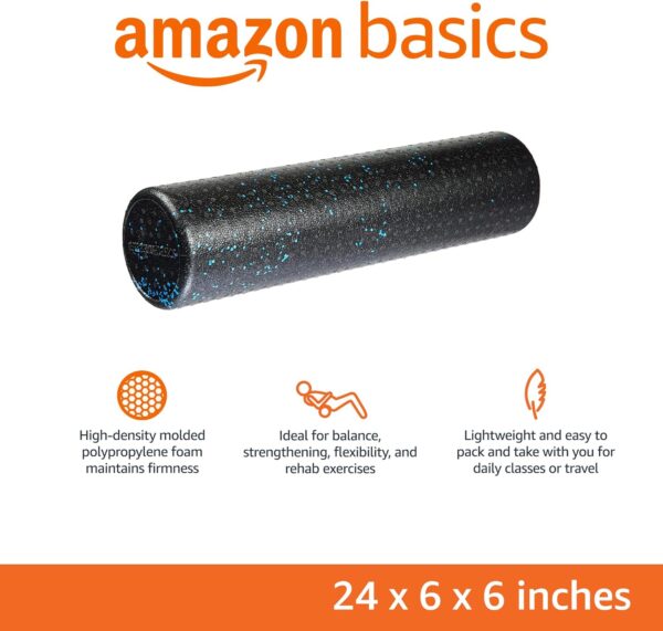 Amazon Basics High Density Foam Roller for Exercise and Recovery - Image 2