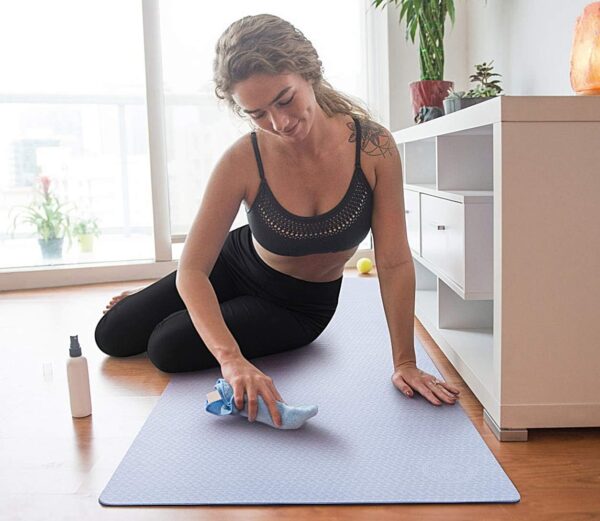 IUGA Yoga Mat Non Slip Anti-tear Yoga Mats Eco Friendly Hot Yoga Mat Thick Workout & Exercise Mat for Yoga, Pilates and Fitness (72"x 24"x 6mm) - Image 7