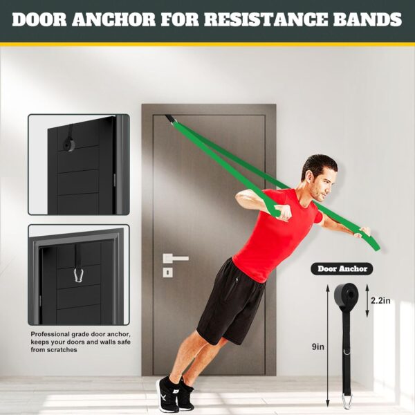 Exercise Bands Resistance Bands for Working Out,Pull Up Bands Set,at Home Workout Equipment,Workout Bands for Men and Women,Stretch Bands for Exercise - Image 7