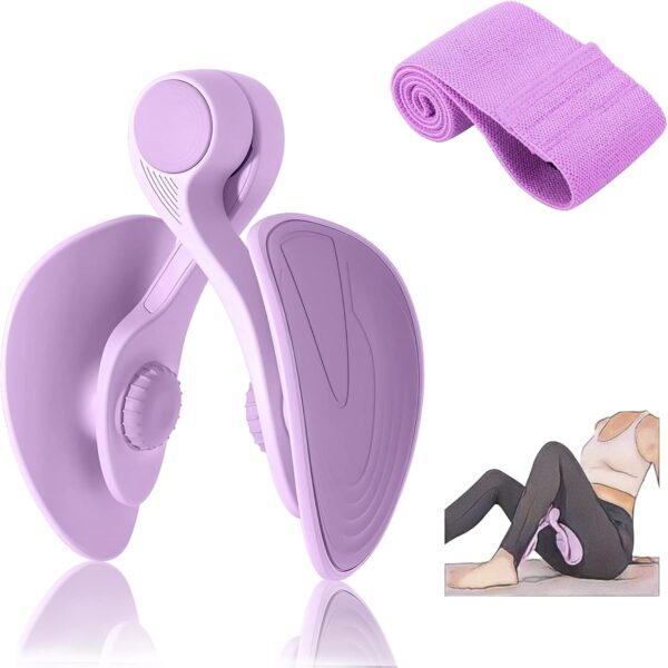 Thigh Master Hip Trainer Kegel Exerciser, Pelvic Floor Trainer, Kegel Trainer for Postpartum Rehabilitation, Trimmer Inner Thigh, Thigh Toner Workout