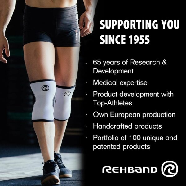 Rehband X-Stable Back Support, Neoprene back compression support 5mm, strong support for fitness and daily life, stabilizes lower back, Colour:Black, Size:Large - Image 7
